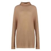 Kasjmier Oversized Coltrui Sweater Malo , Brown , Dames