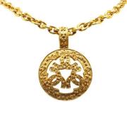 Pre-owned Fabric chanel-jewelry Chanel Vintage , Yellow , Dames