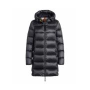 Marion Long Jacket Parajumpers , Black , Dames