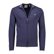 Donkerblauwe Vest Gant , Blue , Heren