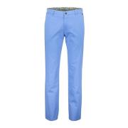 Lichtblauwe katoenen zomerbroek Meyer , Blue , Heren