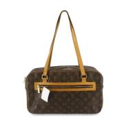 Pre-owned Canvas shoulder-bags Louis Vuitton Vintage , Brown , Dames