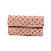 Pre-owned Leather wallets Louis Vuitton Vintage , Pink , Dames