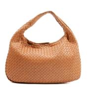 Pre-owned Leather handbags Bottega Veneta Vintage , Brown , Dames