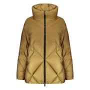 Donsjas met Rits en Logo Herno , Beige , Dames