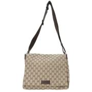 Pre-owned Canvas gucci-bags Gucci Vintage , Brown , Dames