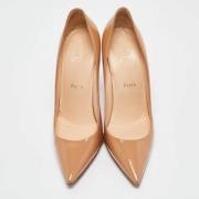 Pre-owned Fabric heels Christian Louboutin Pre-owned , Beige , Dames