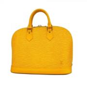 Pre-owned Fabric handbags Louis Vuitton Vintage , Yellow , Dames