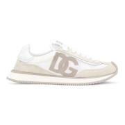 Witte Sneakers voor een stijlvolle look Dolce & Gabbana , White , Dame...