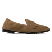 Suede Loafers voor stijlvolle voeten Tory Burch , Brown , Dames