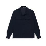 Gebreid Oslo Straight Fit Overhemd Antony Morato , Blue , Heren