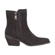 Studded enkellaarzen Alma EN Pena , Brown , Dames