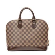 Pre-owned Fabric handbags Louis Vuitton Vintage , Brown , Dames