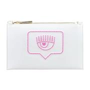 Stijlvolle PU Handtas Chiara Ferragni Collection , White , Dames