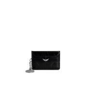 Zwarte Portemonnees voor Vrouwen Zadig & Voltaire , Black , Dames