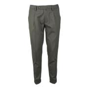 Elegante Stretch Broek Myths , Green , Heren