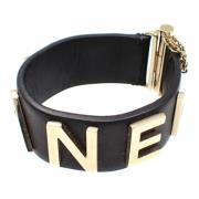 Pre-owned Leather chanel-jewelry Chanel Vintage , Black , Dames