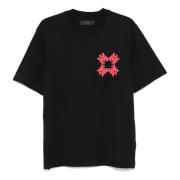 Quad Monogram Zwart T-shirt Amiri , Black , Heren