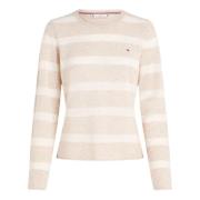 Zachte wollen trui voor vrouwen Tommy Hilfiger , Beige , Dames