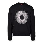 Sweatshirt Diesel , Black , Heren