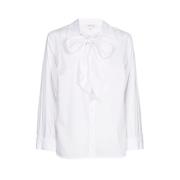 Witte blouse met strik Marie Méro , White , Dames