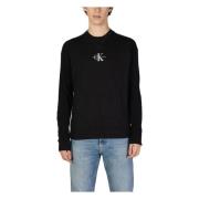 Heren Katoenen Trui Collectie Herfst/Winter Calvin Klein Jeans , Black...