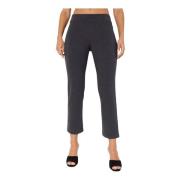 Grijze Tailored Pencil Broek Norma Kamali , Gray , Dames