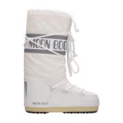 Witte Waterdichte Winterlaarzen Moon Boot , White , Dames