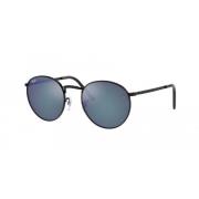 Rb3637 New Round Zonnebril Ray-Ban , Black , Heren