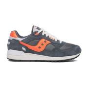 Grijze Mesh Sneakers met Suède Details Saucony , Gray , Heren