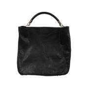 Pre-owned Leather handbags Yves Saint Laurent Vintage , Black , Dames