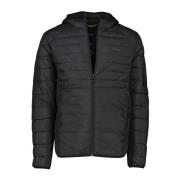 Zwarte Winterjas Hugo Boss , Black , Heren