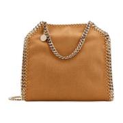 schoudertas met kettinghandvatten Stella McCartney , Brown , Dames