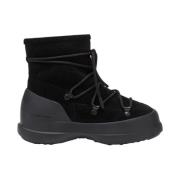 Zwarte Suède Winterlaarzen Moon Boot , Black , Dames