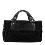 Pre-owned Leather handbags Celine Vintage , Black , Dames