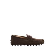 Bubble Gommino Suède Loafers Tod's , Brown , Dames