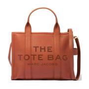 Bruine leren tas met handvatten Marc Jacobs , Brown , Dames