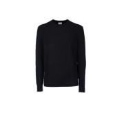 Merino Ribgebreide Trui Calvin Klein , Black , Heren