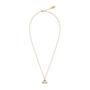 Kristal versierde delicate ketting Vivienne Westwood , Yellow , Dames