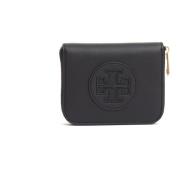 Zwarte ritsportemonnee Tory Burch , Black , Dames