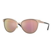 Stijlvolle zonnebril met rode lenzen Versace , Pink , Dames