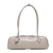 Grijze Leren Tote Tas Alaïa , Gray , Dames