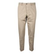 Katoen Elastaan Broek Briglia , Beige , Heren