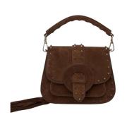 Studded handtassen Alma EN Pena , Brown , Dames