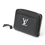 Pre-owned Leather wallets Louis Vuitton Vintage , Black , Dames