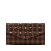 Pre-owned Leather wallets Louis Vuitton Vintage , Brown , Dames