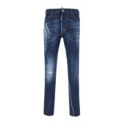 5 Pocket Pants Dsquared2 , Blue , Heren