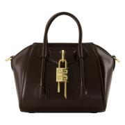 Bruin Lakleer Mini Tas Givenchy , Brown , Dames