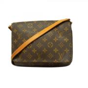 Pre-owned Fabric shoulder-bags Louis Vuitton Vintage , Brown , Dames