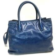 Pre-owned Leather handbags Miu Miu Pre-owned , Blue , Dames